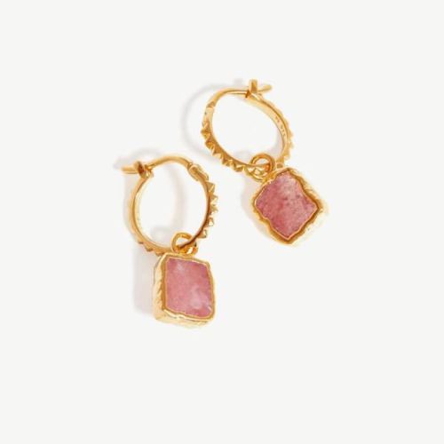 Mini Charm Hoop Earrings