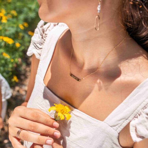 Name Bar Necklace